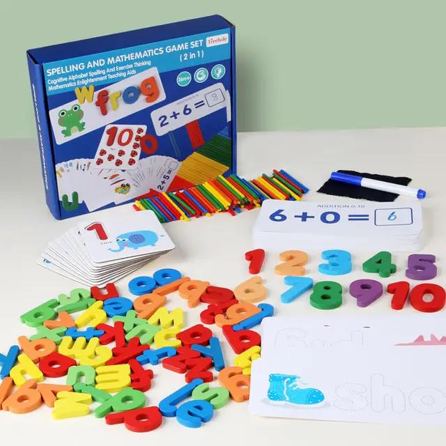 2 in 1 Spelling and Mathematics game